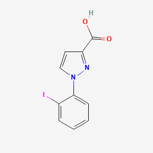 1-(2-iodophenyl)-1H-pyrazole-3-carboxylic acid