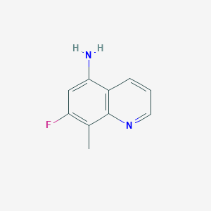 7-Fluoro-8-methylquinolin-5-amine