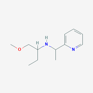 (1-Methoxybutan-2-yl)[1-(pyridin-2-yl)ethyl]amine