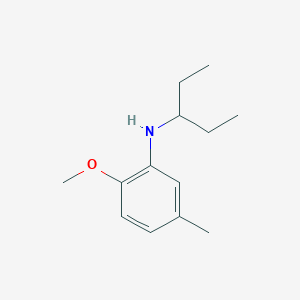 2-Methoxy-5-methyl-N-(pentan-3-YL)aniline