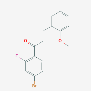 4'-Bromo-2'-fluoro-3-(2-methoxyphenyl)propiophenone