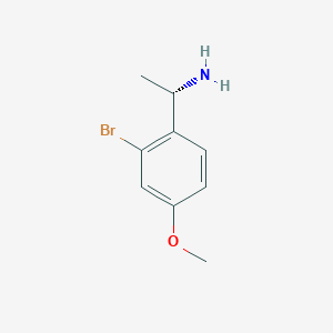 (1S)-1-(2-bromo-4-methoxyphenyl)ethan-1-amine