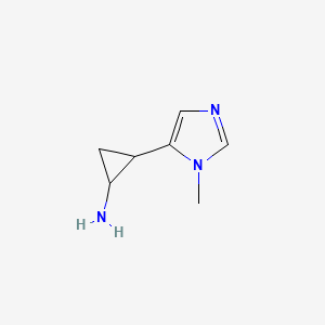 2-(1-methyl-1H-imidazol-5-yl)cyclopropan-1-amine