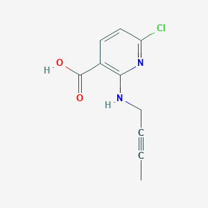 2-[(But-2-yn-1-yl)amino]-6-chloropyridine-3-carboxylic acid