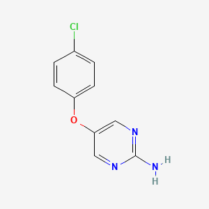 5-(4-Chlorophenoxy)pyrimidin-2-amine