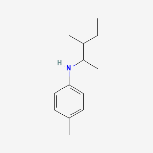 4-methyl-N-(3-methylpentan-2-yl)aniline