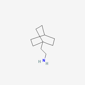 molecular formula C10H19N B13274772 2-{Bicyclo[2.2.2]octan-1-yl}ethan-1-amine 