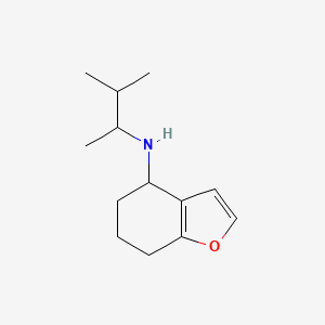 N-(3-methylbutan-2-yl)-4,5,6,7-tetrahydro-1-benzofuran-4-amine