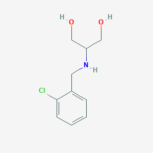 2-{[(2-Chlorophenyl)methyl]amino}propane-1,3-diol