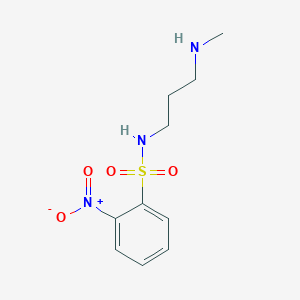 N-[3-(Methylamino)propyl]-2-nitrobenzene-1-sulfonamide