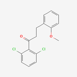2',6'-Dichloro-3-(2-methoxyphenyl)propiophenone