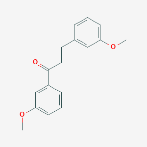 molecular formula C17H18O3 B1327485 3'-Methoxy-3-(3-methoxyphenyl)propiophenone CAS No. 898774-46-4