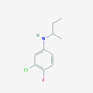 N-(butan-2-yl)-3-chloro-4-fluoroaniline