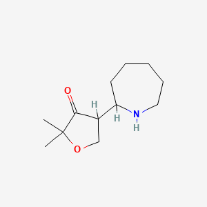 4-(Azepan-2-yl)-2,2-dimethyloxolan-3-one