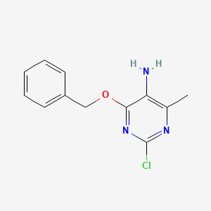 4-(Benzyloxy)-2-chloro-6-methylpyrimidin-5-amine