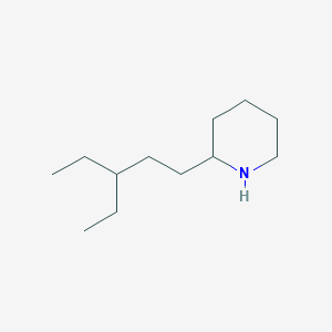 2-(3-Ethylpentyl)piperidine