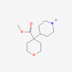 Methyl 4-(piperidin-4-yl)oxane-4-carboxylate