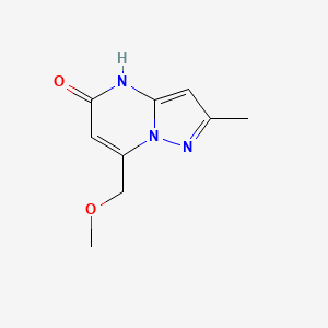 7-(methoxymethyl)-2-methyl-4H,5H-pyrazolo[1,5-a]pyrimidin-5-one