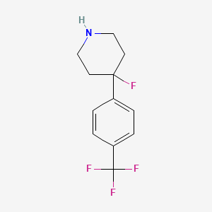 4-Fluoro-4-[4-(trifluoromethyl)phenyl]piperidine