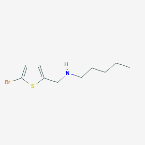 [(5-Bromothiophen-2-YL)methyl](pentyl)amine