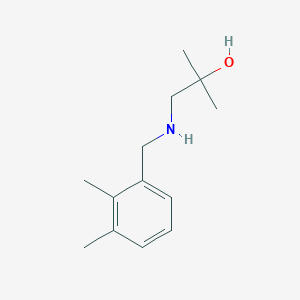 1-{[(2,3-Dimethylphenyl)methyl]amino}-2-methylpropan-2-ol