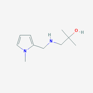 2-Methyl-1-{[(1-methyl-1H-pyrrol-2-yl)methyl]amino}propan-2-ol