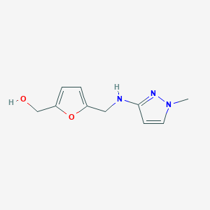 (5-{[(1-methyl-1H-pyrazol-3-yl)amino]methyl}furan-2-yl)methanol