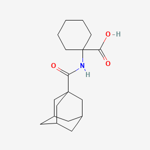 1-[(1-Adamantylcarbonyl)amino]cyclohexanecarboxylic acid