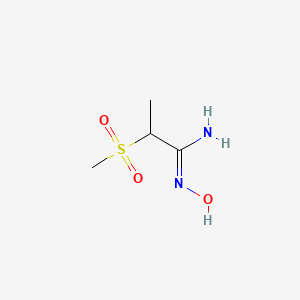 N'-Hydroxy-2-methanesulfonylpropanimidamide