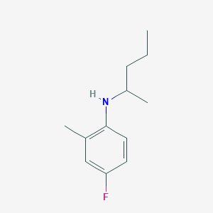 4-fluoro-2-methyl-N-(pentan-2-yl)aniline