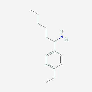 1-(4-Ethylphenyl)hexan-1-amine