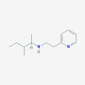 molecular formula C13H22N2 B13275422 (3-Methylpentan-2-yl)[2-(pyridin-2-yl)ethyl]amine 