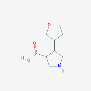 4-(Oxolan-3-yl)pyrrolidine-3-carboxylic acid