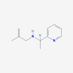 (2-Methylprop-2-en-1-yl)[1-(pyridin-2-yl)ethyl]amine