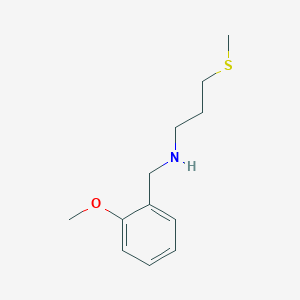 [(2-Methoxyphenyl)methyl][3-(methylsulfanyl)propyl]amine