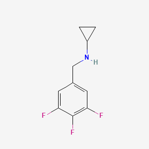 N-[(3,4,5-trifluorophenyl)methyl]cyclopropanamine