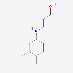 3-[(3,4-Dimethylcyclohexyl)amino]propan-1-ol