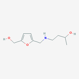 4-({[5-(Hydroxymethyl)furan-2-yl]methyl}amino)butan-2-ol