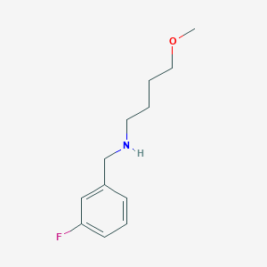 [(3-Fluorophenyl)methyl](4-methoxybutyl)amine