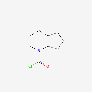 octahydro-1H-cyclopenta[b]pyridine-1-carbonyl chloride