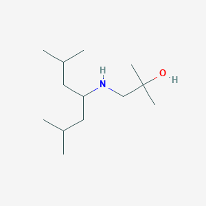 1-[(2,6-Dimethylheptan-4-yl)amino]-2-methylpropan-2-ol