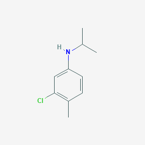 3-chloro-4-methyl-N-(propan-2-yl)aniline