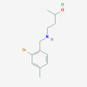 4-{[(2-Bromo-4-methylphenyl)methyl]amino}butan-2-ol