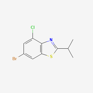 6-Bromo-4-chloro-2-(propan-2-YL)-1,3-benzothiazole