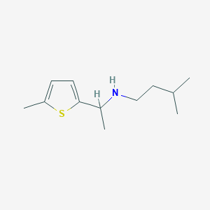 (3-Methylbutyl)[1-(5-methylthiophen-2-YL)ethyl]amine