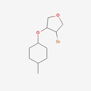 3-Bromo-4-[(4-methylcyclohexyl)oxy]oxolane