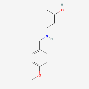 4-{[(4-Methoxyphenyl)methyl]amino}butan-2-ol