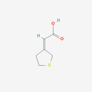 2-[(3Z)-Thiolan-3-ylidene]acetic acid