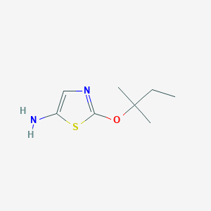 2-[(2-Methylbutan-2-yl)oxy]-1,3-thiazol-5-amine