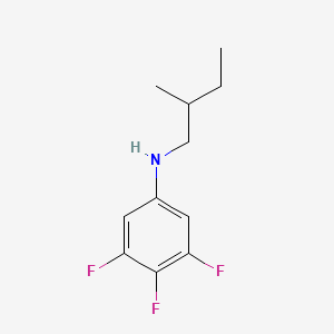 3,4,5-trifluoro-N-(2-methylbutyl)aniline